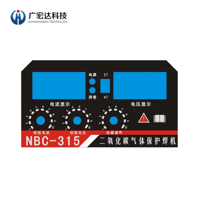 電焊機操作面板薄膜面板