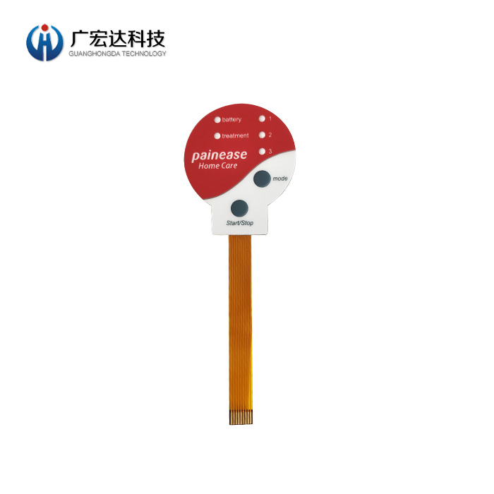 生產(chǎn)廠家批發(fā)薄膜開關(guān)醫(yī)療機(jī)械儀器控制面板薄膜開關(guān)